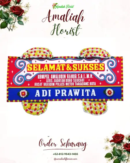 Papan Bunga Ucapan Selamat Girimulyo